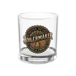 Boilermaker Logo 10oz Rocks Glass — Industrial Bar Whiskey Tumbler - DCA0197