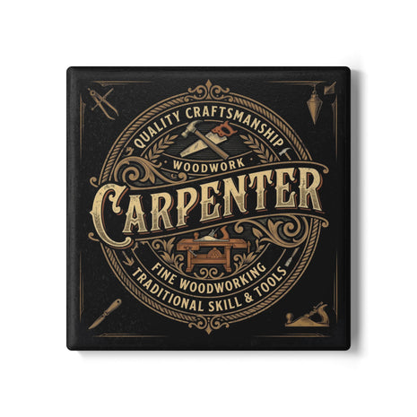 Carpenter Ceramic Coaster — American Heritage - DCA0229