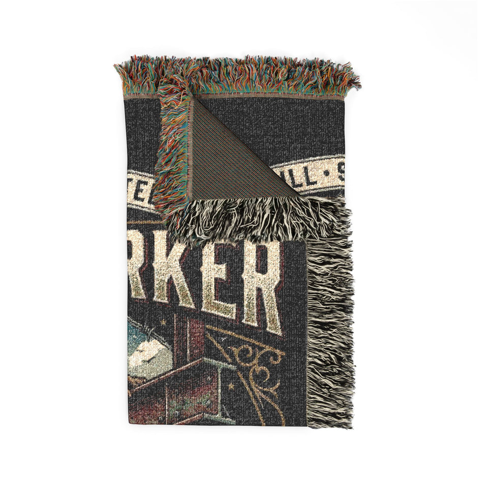 Iron Worker Woven Blanket – American Strong Patriotic Throw