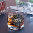 Plasterer Craft Logo 10oz Rocks Glass – Vintage Tradesman Whiskey Tumbler - Plasterer - DCA0207