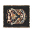 Electrician Woven Blanket - American Proud Eagle Throw