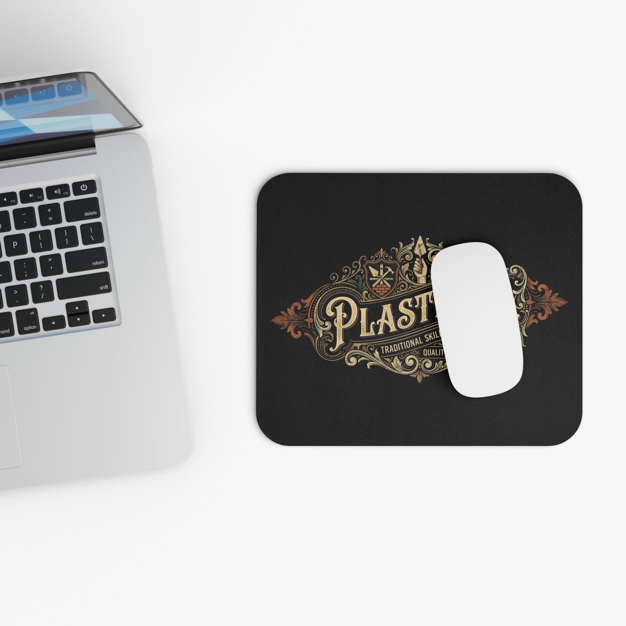 Plasterer Vintage Badge Mouse Pad — DCA0311