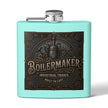 Boilermaker Flask: Industrial Trades, Built to Last' Stainless Steel 6oz - DCA0419