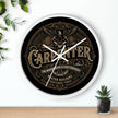 Carpenter Vintage Emblem Wall Clock – Fine Woodworking & Craftsmanship - DCA384
