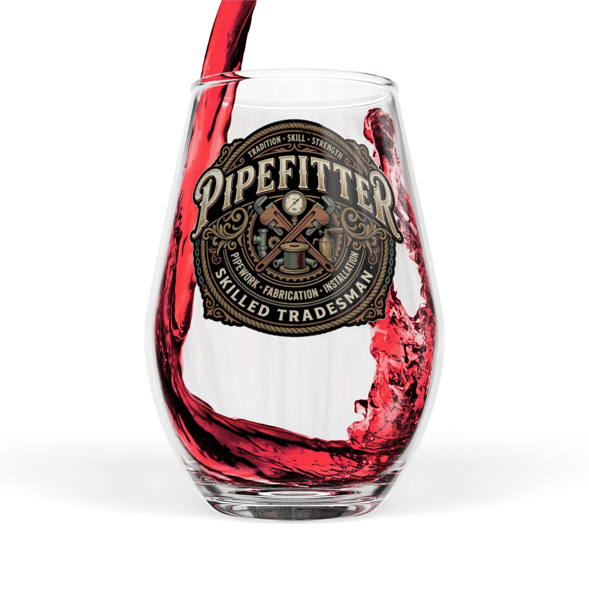 Pipefitter Stemless Wine Glass – 11.75 oz - DCA0345