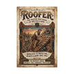 Roofer Vintage Poster — 'Roofer: The Master Craftsman' Rolled Wall Art - DCA0380