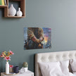 America Construction Worker Portrait (Indoor/Outdoor) Silk Poster