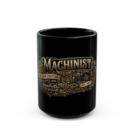 Machinist Vintage Industrial Mug — 'Machinist' Crafted Since 1898 Coffee Cup - DCA0417