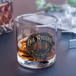Oil Rigger 10oz Rocks Glass – Vintage Drilling Rig Whiskey Tumbler - DCA0205