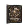 Electrician - Volt & Spark Electric Company Vintage Metal Sign — Retro Electrician Wall Art - DCA0430