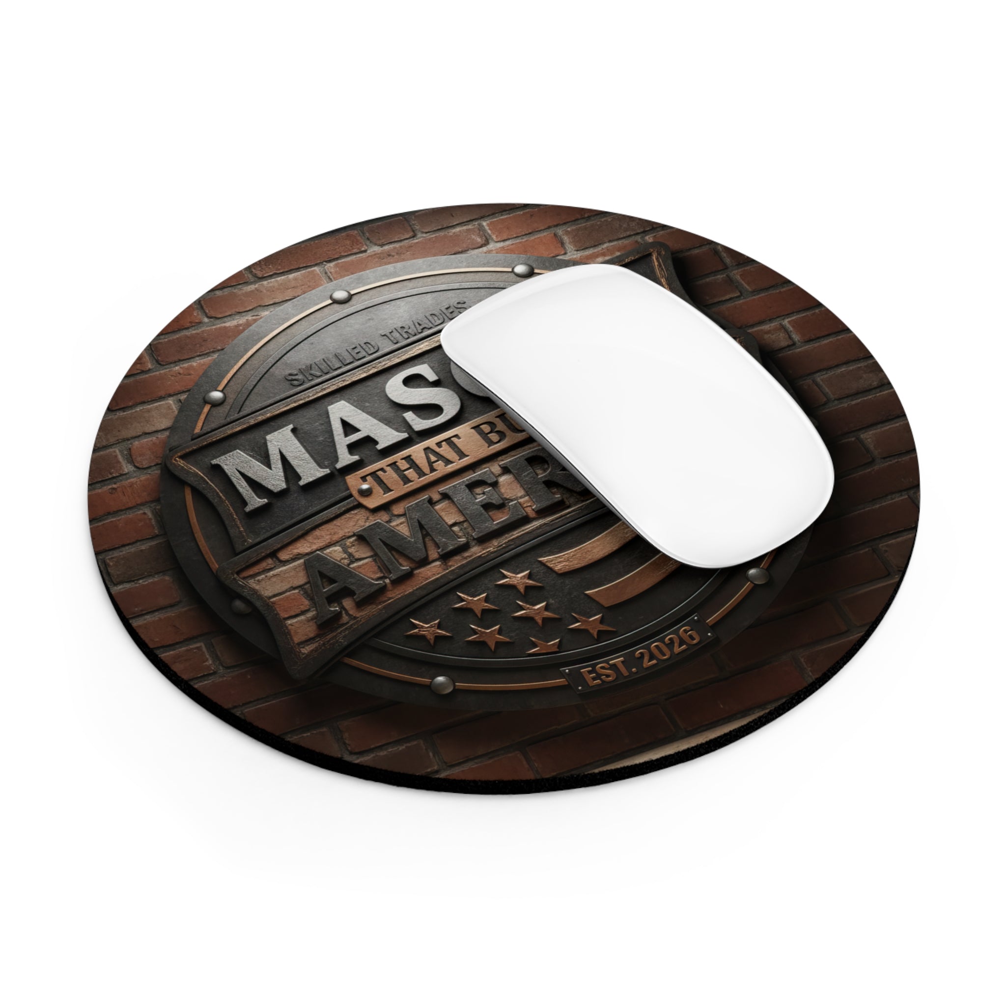Masons That Build America Mouse Pad -MP1012