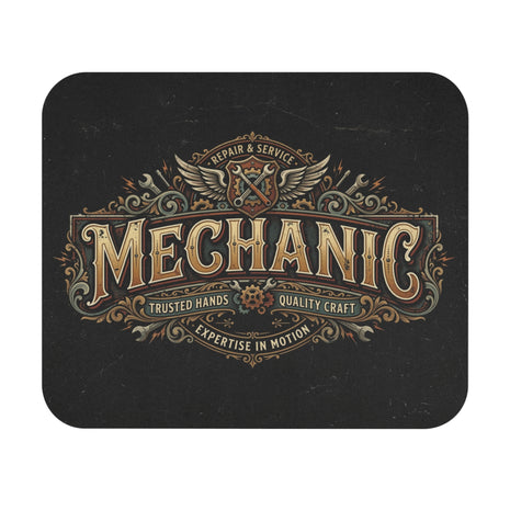 Mechanic Vintage Emblem Mouse Pad — DCA0308