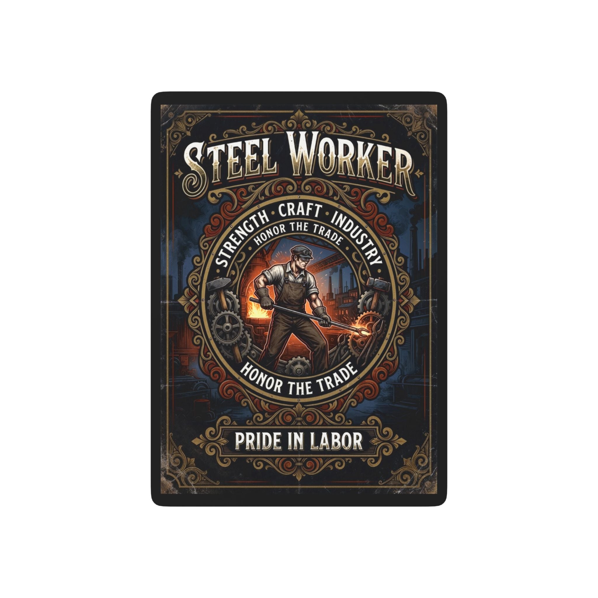 Steelworker Poker Playing Cards — DCA0364