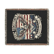 HVAC Technician Woven Blanket – American Tech Emblem Throw