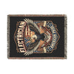 Electrician Woven Blanket - American Proud Eagle Throw
