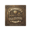 Pipefitters Metal Sign — H. Gill & Sons 1923 Industrial Wall Plaque - DCA0441