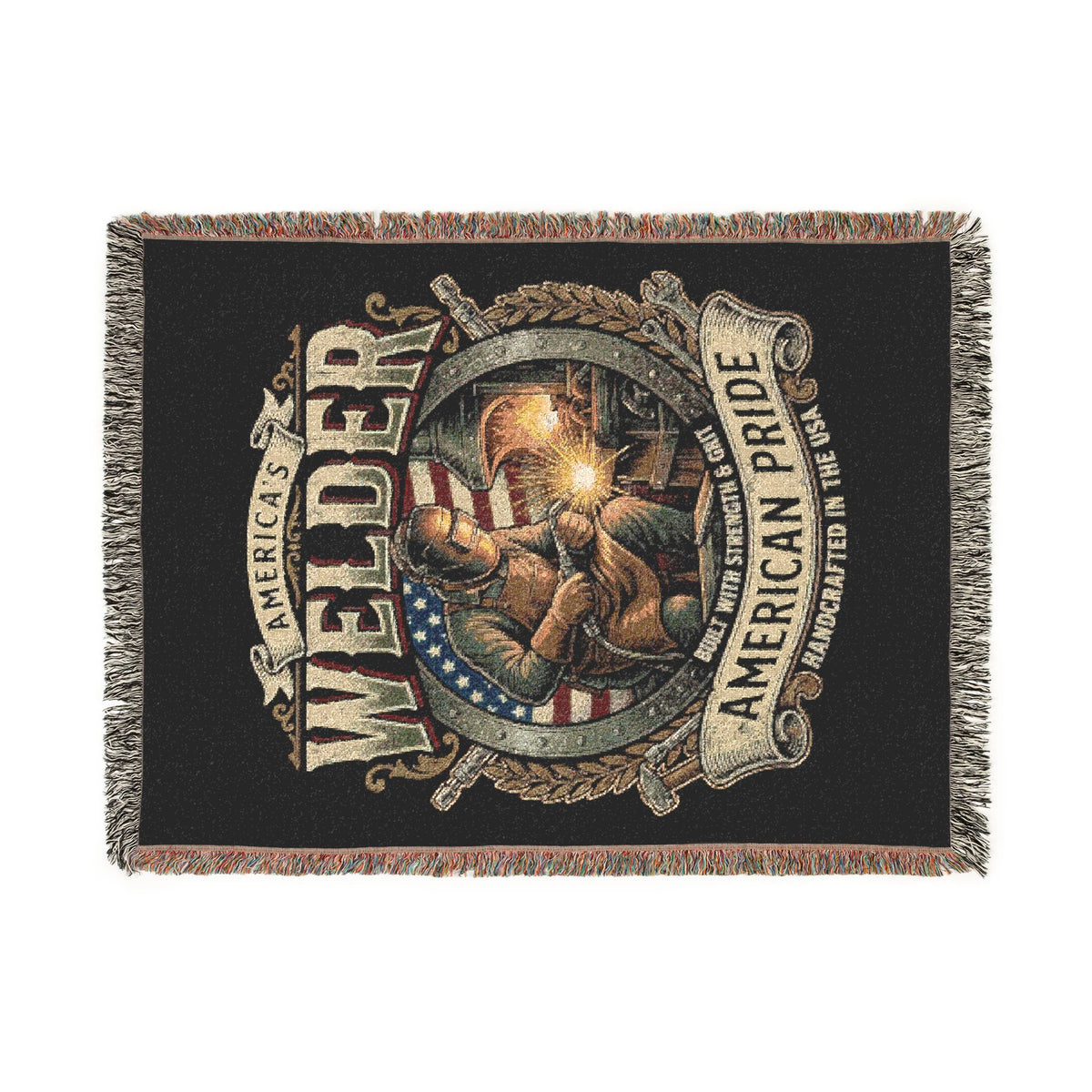 Welder Woven Blanket — American Pride Throw