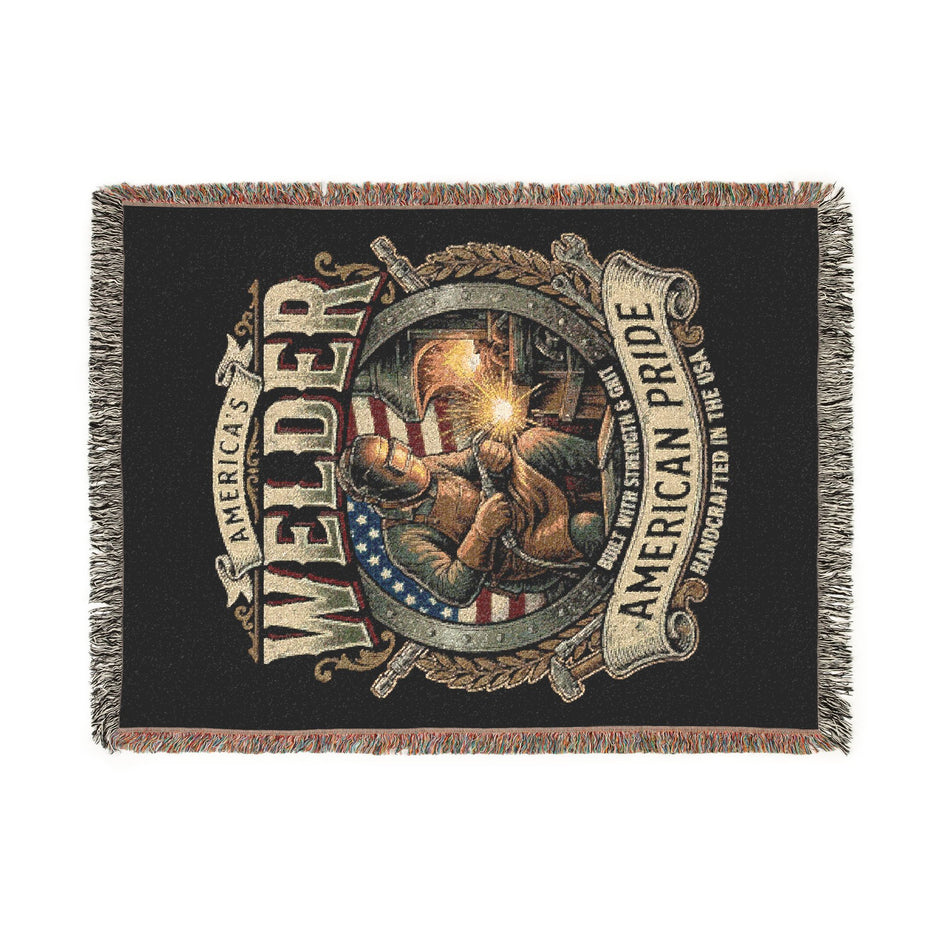 Welder Woven Blanket — American Pride Throw