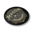 Mason & Construction Ceramic Coaster — Vintage Tradesman Gift - DCA0233
