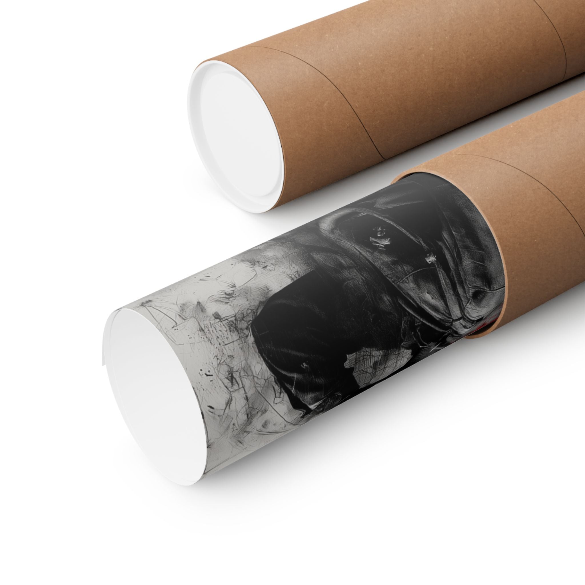Electric Lineman Matte Poster — Industrial Worker Art Print (Horizontal)