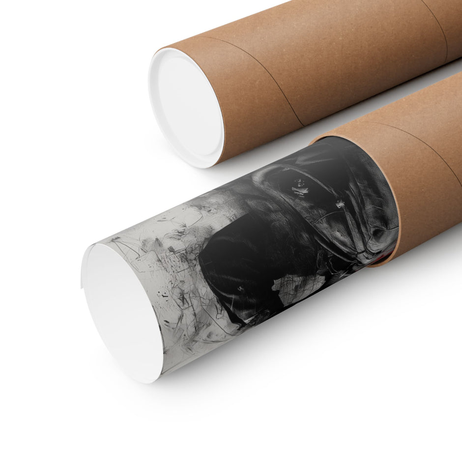 Electric Lineman Matte Poster — Industrial Worker Art Print (Horizontal)