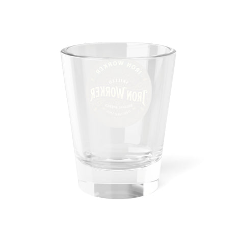 Iron Worker Shot Glass — Skilled Iron Worker Vintage Emblem 1.5oz - DCA0259