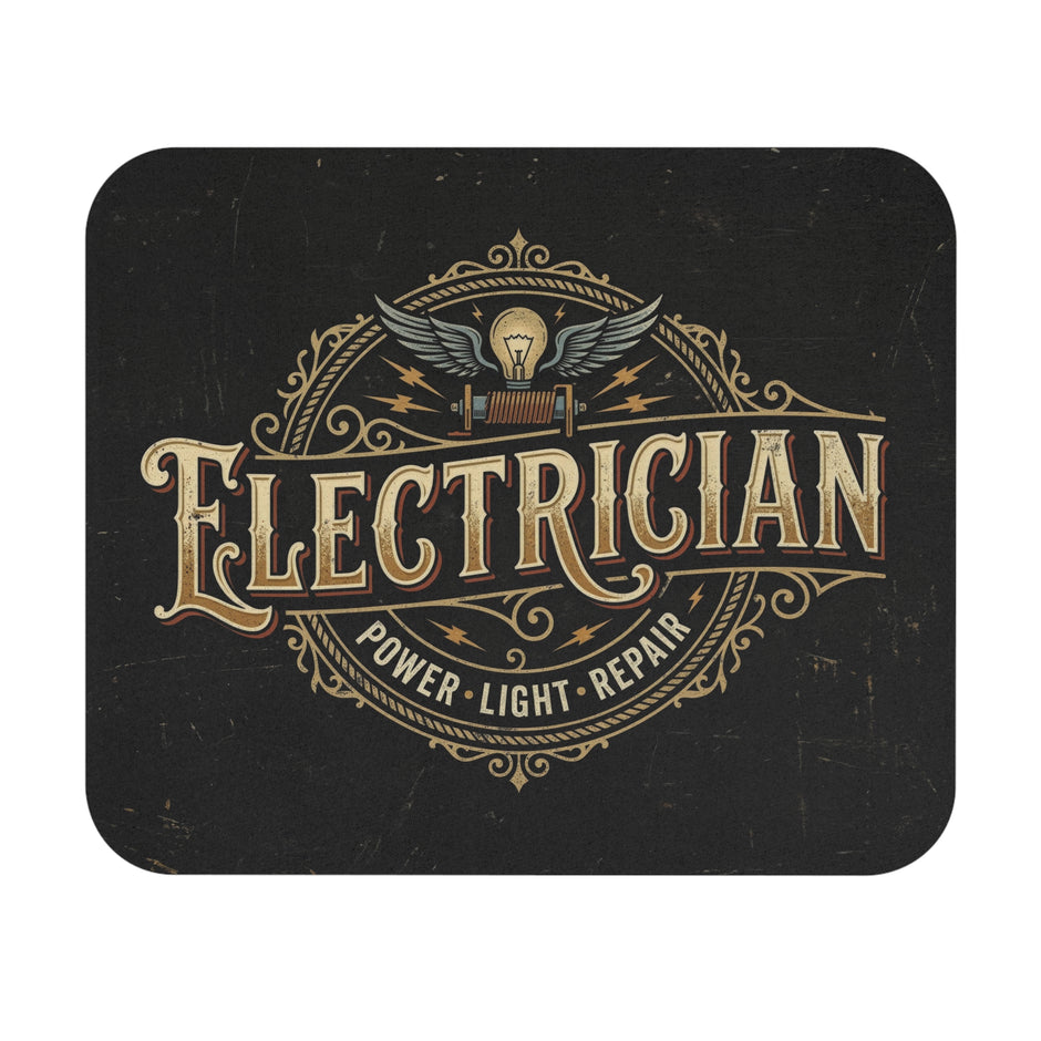 Electrician Mouse Pad — Vintage Power • Light • Repair Mouse Pad - DCA0305
