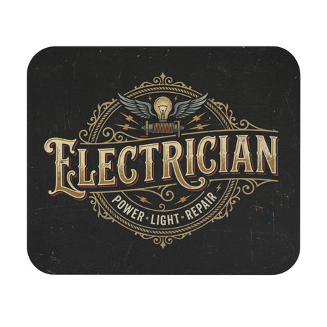 Electrician Mouse Pad — Vintage Power • Light • Repair Mouse Pad - DCA0305