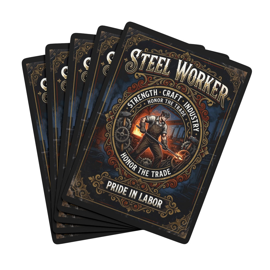 Steelworker Poker Playing Cards — DCA0364