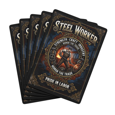 Steelworker Poker Playing Cards — DCA0364