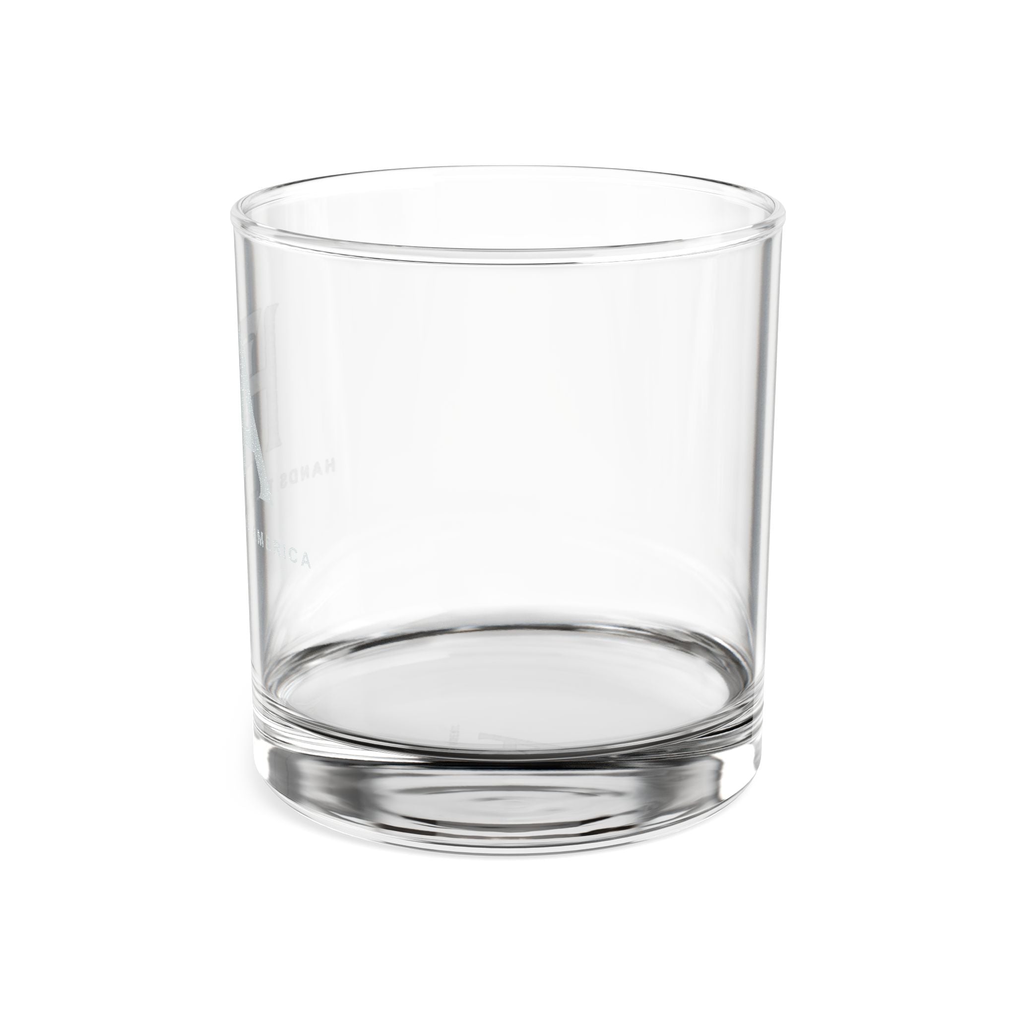 10.5 oz Whiskey Glass — Classic Rocks Glass (Hands That Build America) - DCA0220