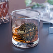 Boilermaker Logo 10oz Rocks Glass — Industrial Bar Whiskey Tumbler - DCA0197