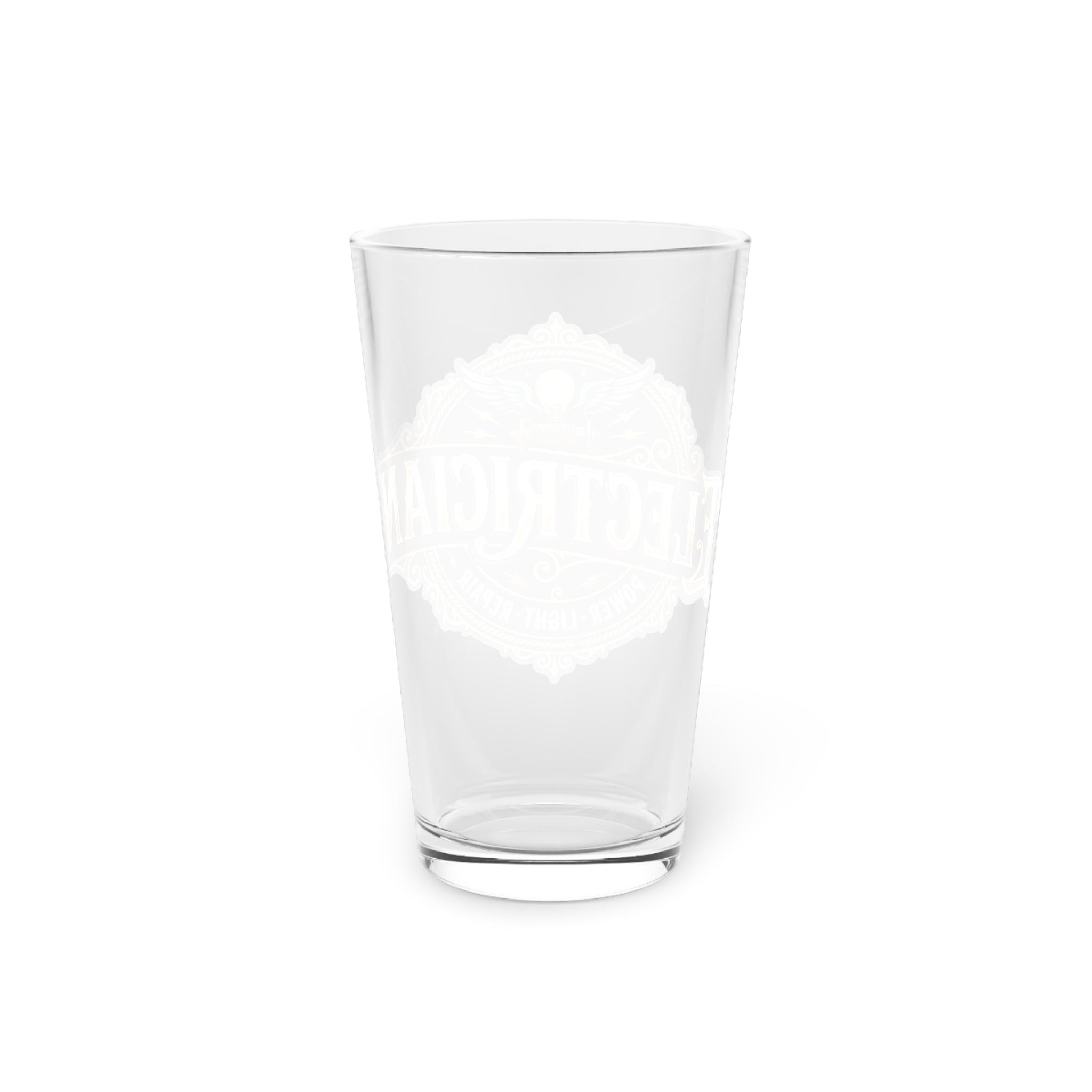 Electrician Vintage Crest Pint Glass – 16oz - DCA0261