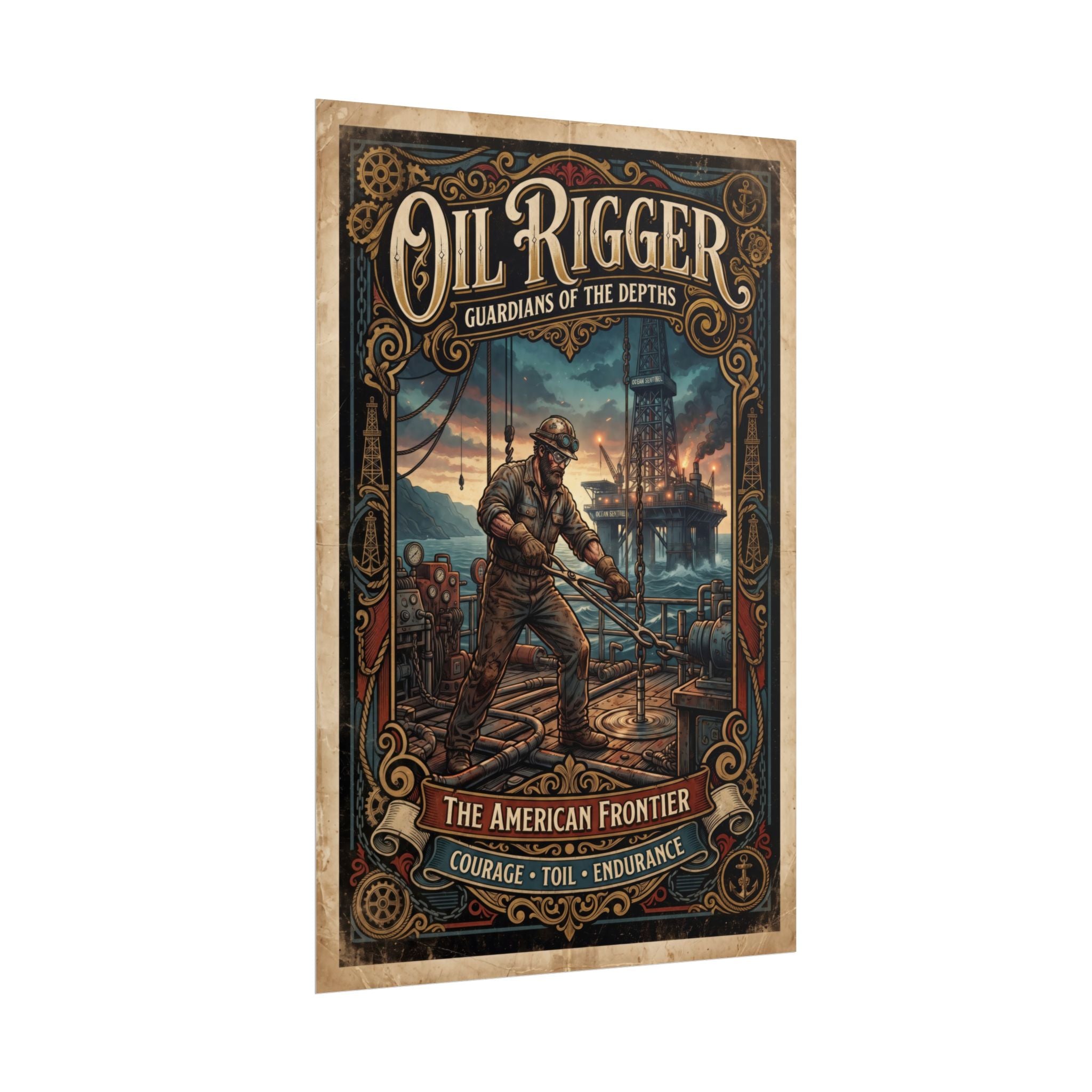 Oil Rigger Poster – 