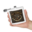 HVAC Technician 6oz Stainless Steel Flask — Service • Repair • Install Gift - DCA0423