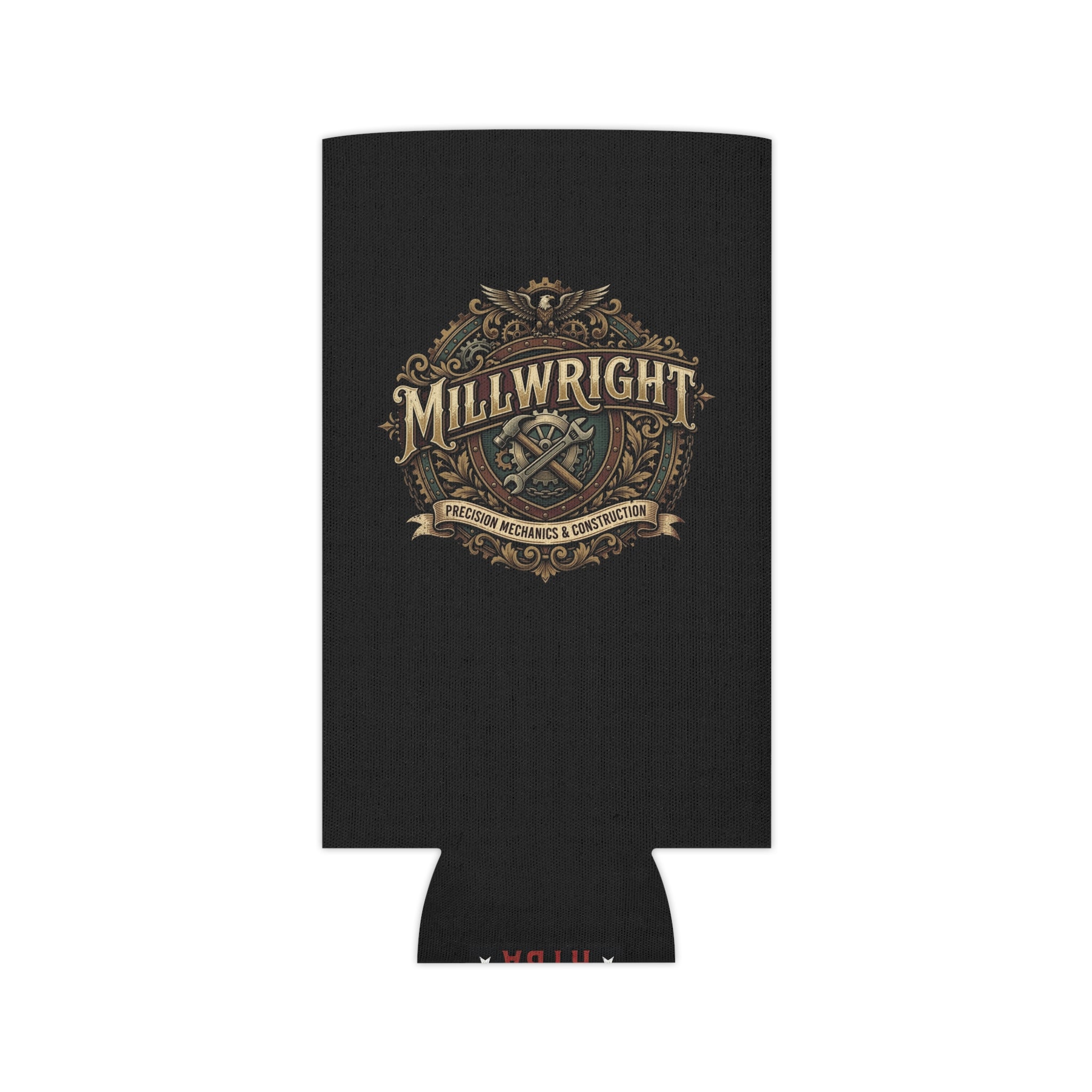Millwright Vintage Emblem Can Cooler — DCA0295