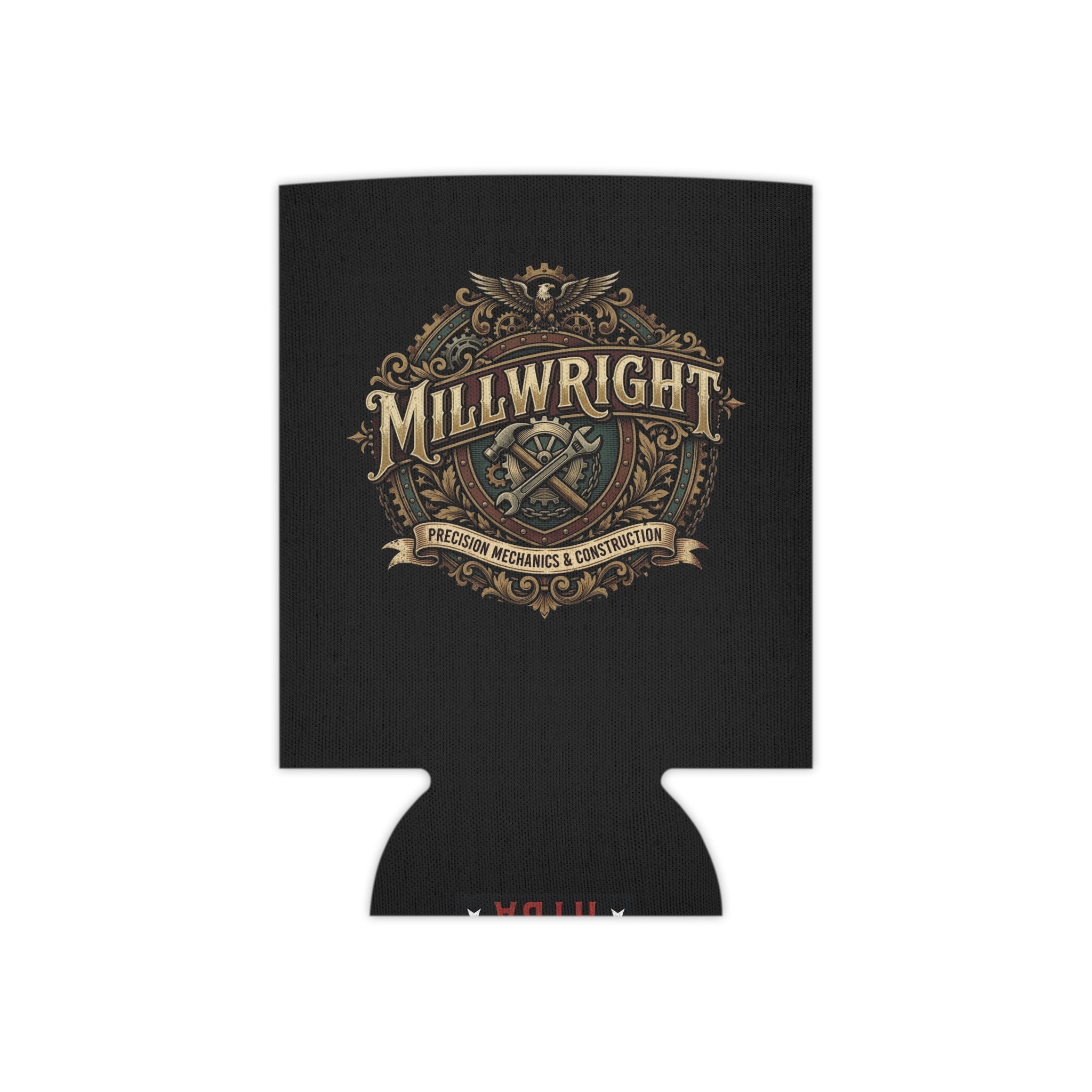 Millwright Vintage Emblem Can Cooler — DCA0295