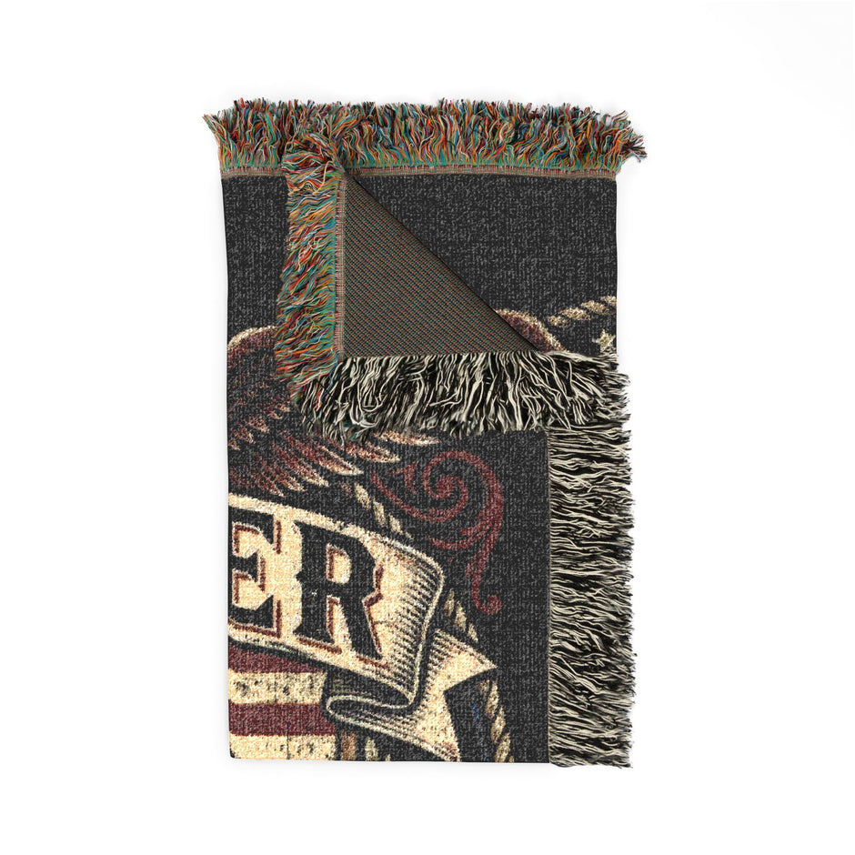 Roofer American Pride Woven Blanket — Tradesman Throw