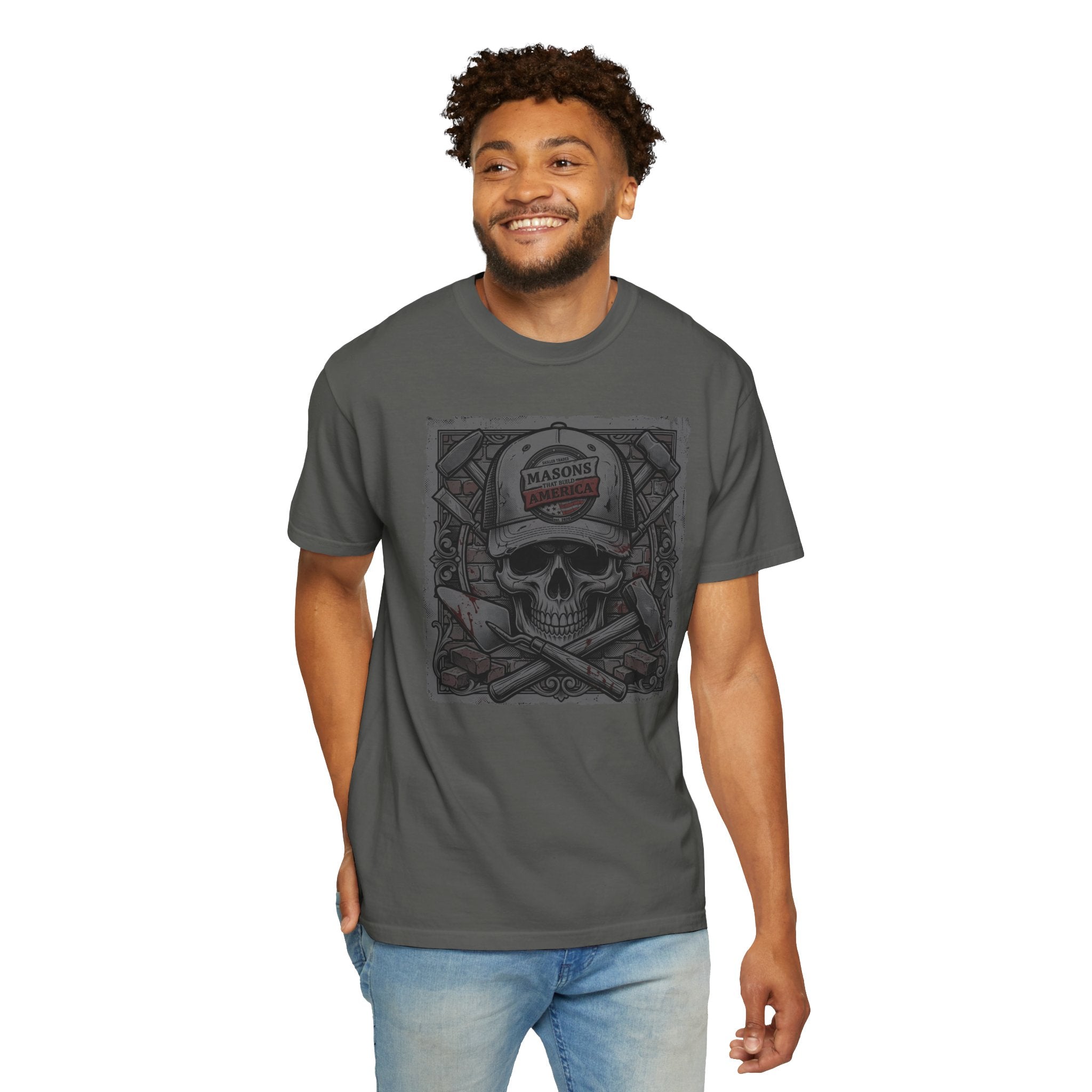 Skull & Crossed Tools T-Shirt — 