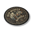 Iron Worker Tradesman Ceramic Coaster — Steel & Structure Vintage Industrial Drink Coaster - DCA0260