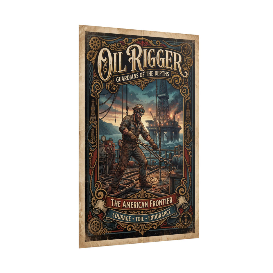 Oil Rigger Poster – 