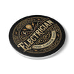 Electrician Ceramic Coaster — Vintage Power & Illumination Design - DCA0230