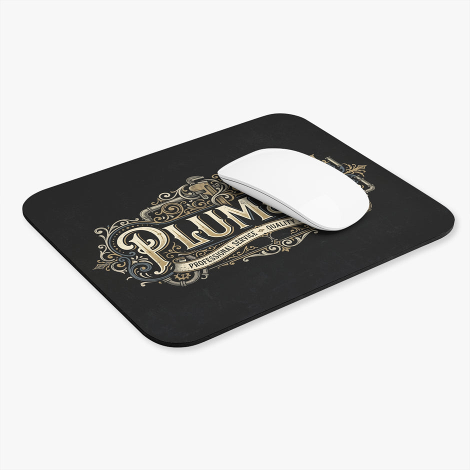 Plumber Vintage Sign Rectangle Mouse Pad — DCA0312