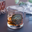 Heavy Equipment Operator Rocks Glass — 10oz Construction Whiskey Glass - DCA0263