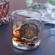 Steel Worker Tradesman 10oz Rocks Glass – Forged Strength Whiskey Tumbler - Steel Worker - DCA0196