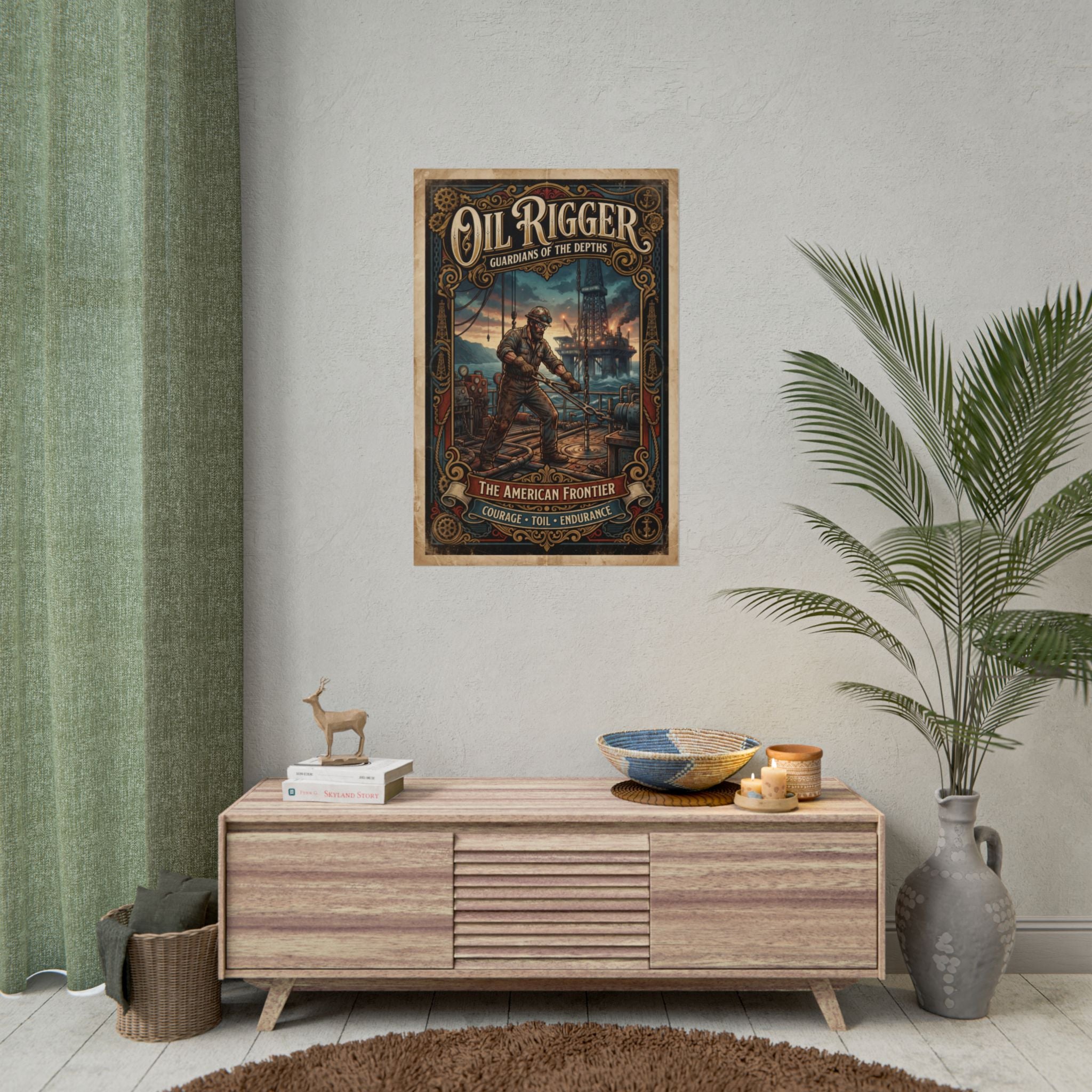 Oil Rigger Poster – 