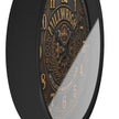 Millwright Vintage Industrial Wall Clock — Steampunk Workshop Decor - DCA0392
