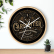 Carpenter Vintage Emblem Wall Clock – Fine Woodworking & Craftsmanship - DCA384