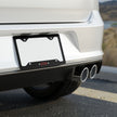 HTBA Metal License Plate Frame —  Brushed Steel Car Plate Frame