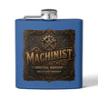 Machinist Flask — 6oz Stainless Steel Industrial Workshop Hip Flask - DCA0426